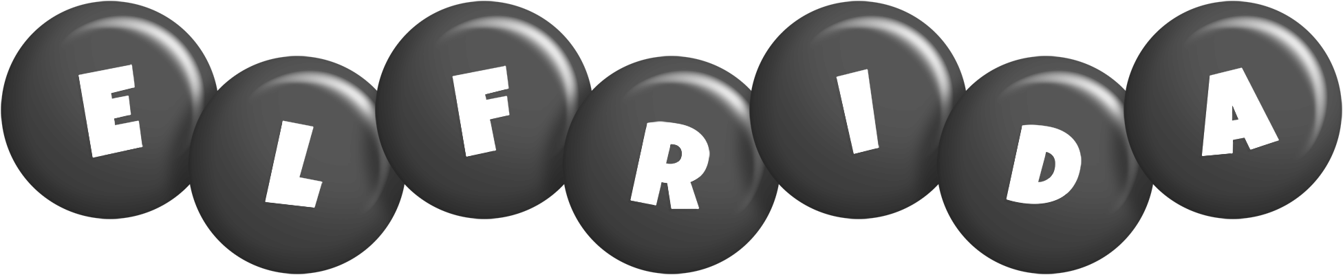 Elfrida candy-black logo