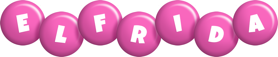 Elfrida candy-pink logo