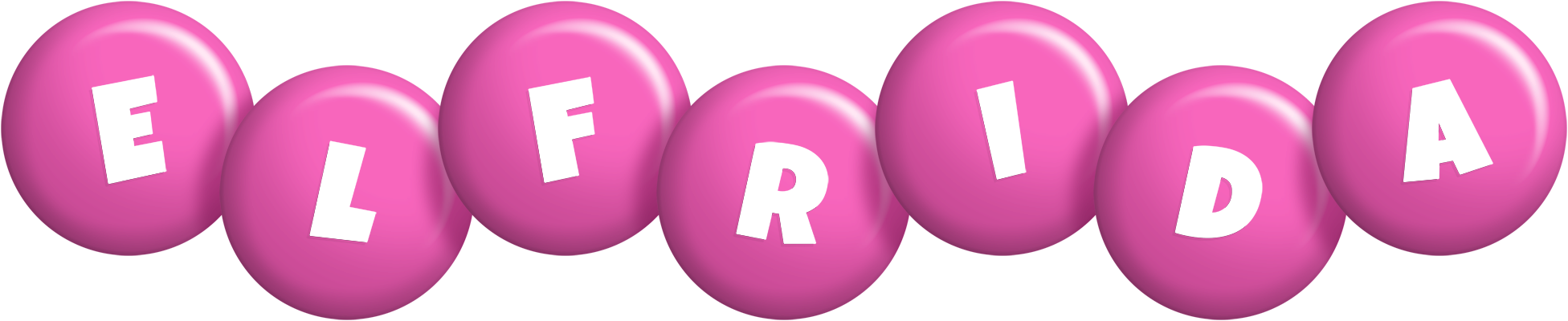 Elfrida candy-pink logo