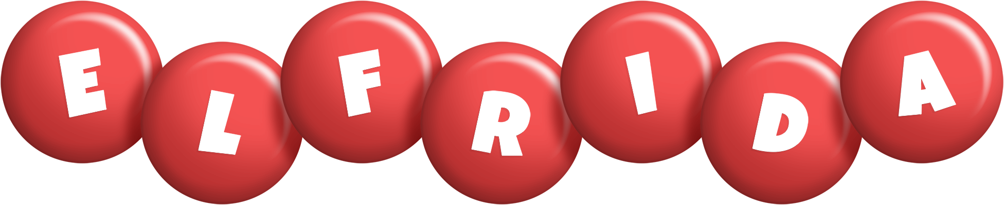 Elfrida candy-red logo