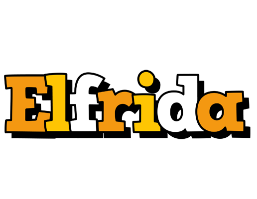 Elfrida cartoon logo