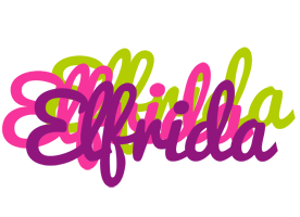 Elfrida flowers logo