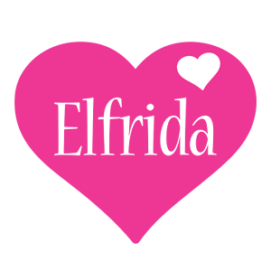 Elfrida love-heart logo