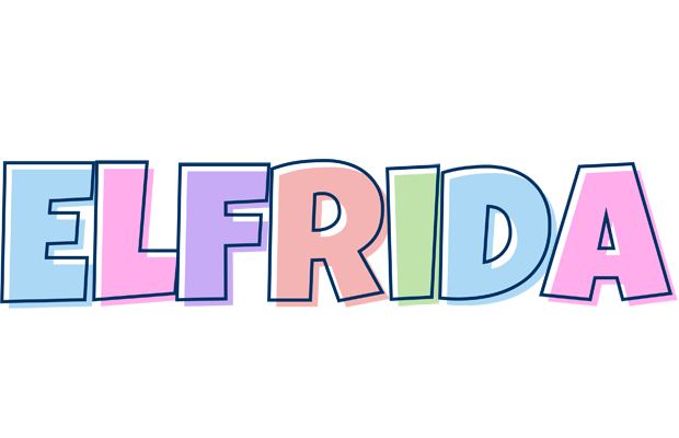 Elfrida pastel logo