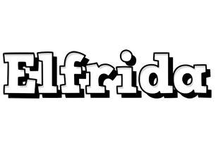 Elfrida snowing logo