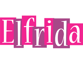 Elfrida whine logo