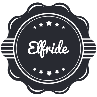 Elfride badge logo