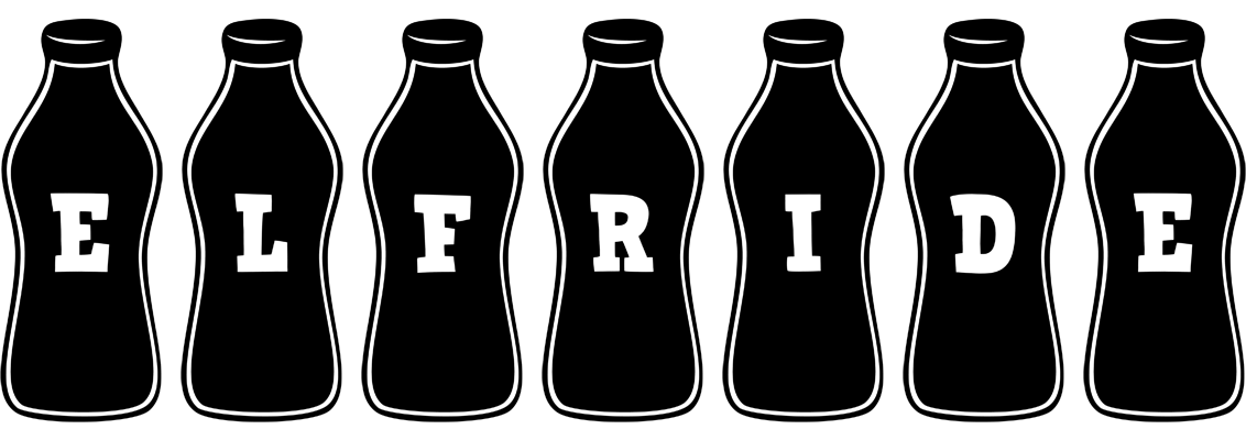 Elfride bottle logo