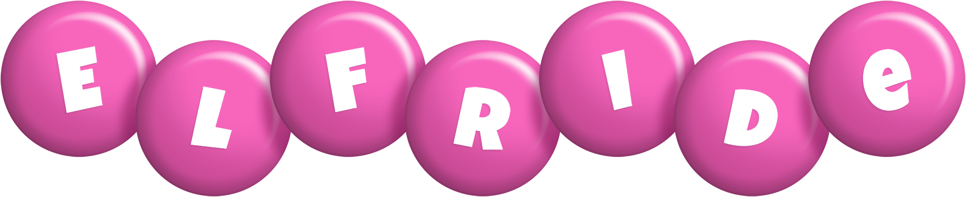 Elfride candy-pink logo