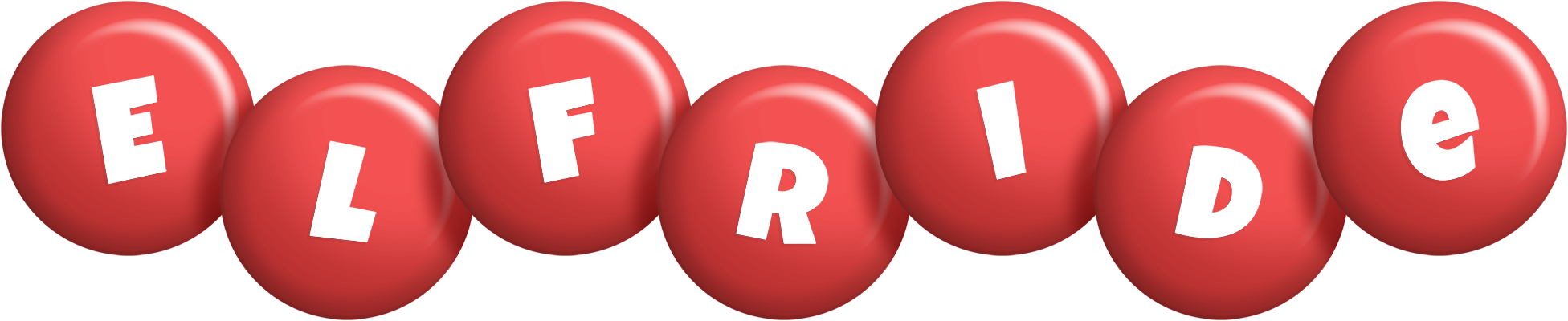 Elfride candy-red logo