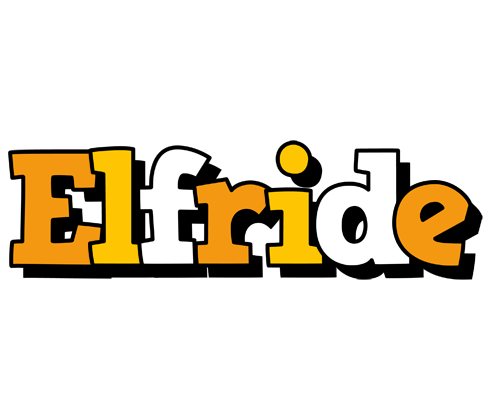 Elfride cartoon logo
