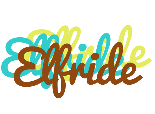 Elfride cupcake logo