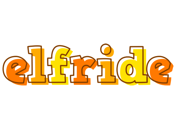 Elfride desert logo