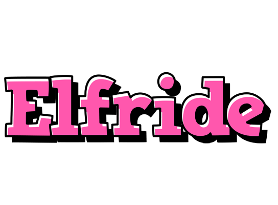 Elfride girlish logo