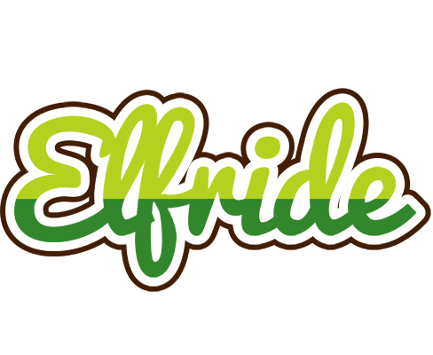 Elfride golfing logo