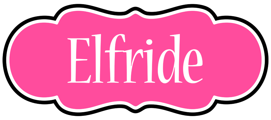 Elfride invitation logo