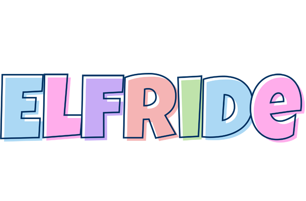 Elfride pastel logo