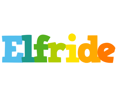 Elfride rainbows logo