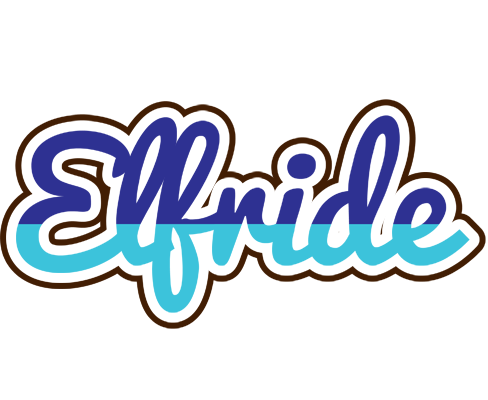 Elfride raining logo