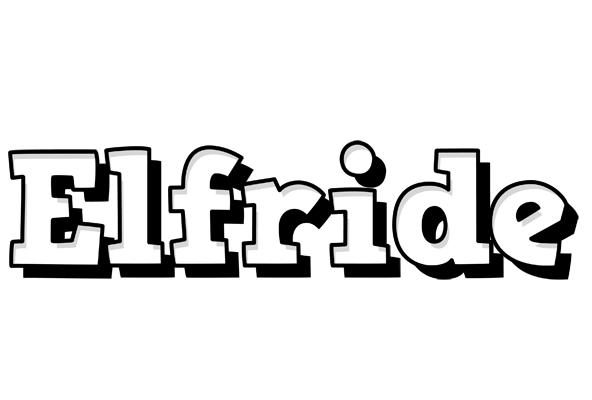 Elfride snowing logo