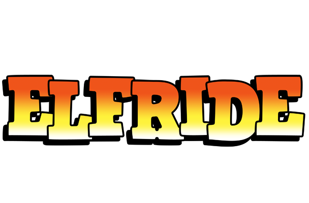 Elfride sunset logo