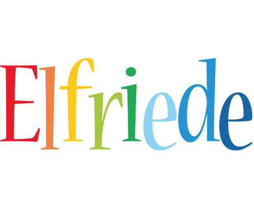 Elfriede birthday logo