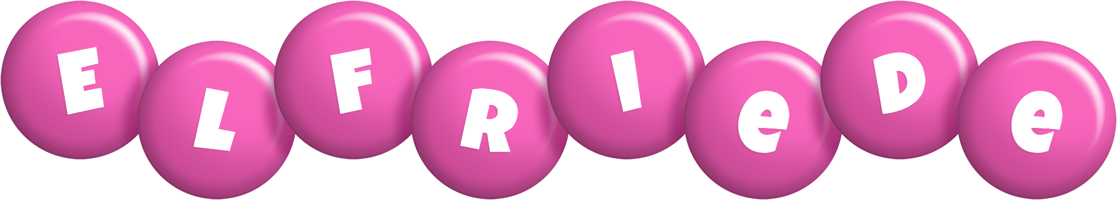 Elfriede candy-pink logo