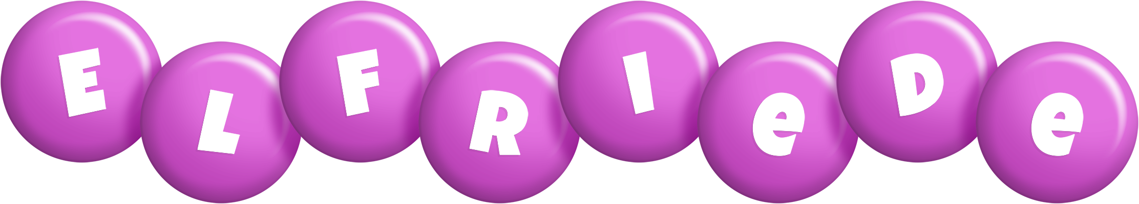 Elfriede candy-purple logo