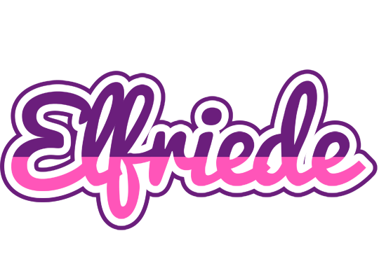 Elfriede cheerful logo