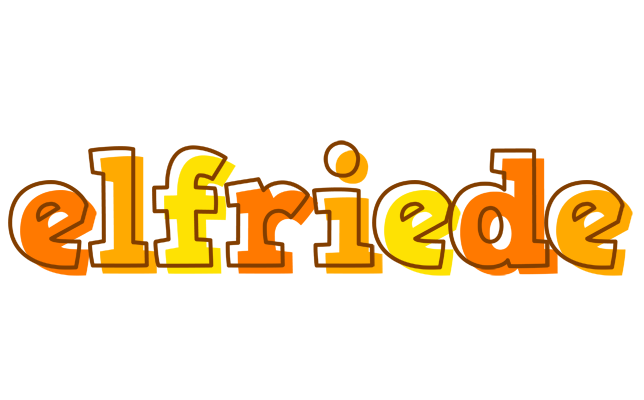 Elfriede desert logo