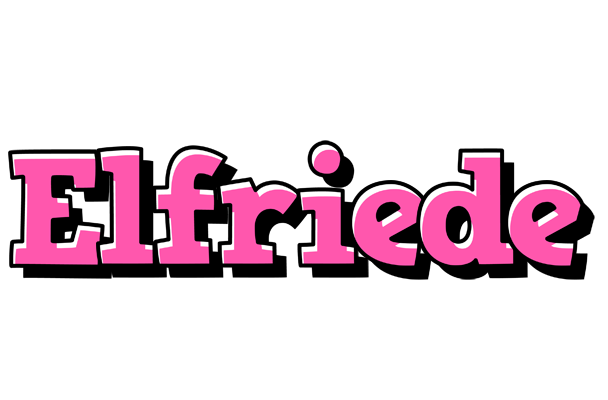 Elfriede girlish logo