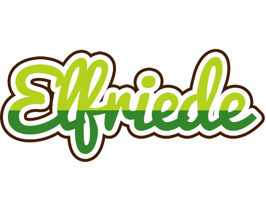 Elfriede golfing logo