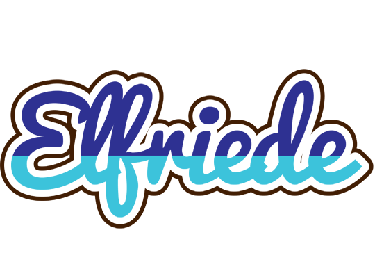 Elfriede raining logo