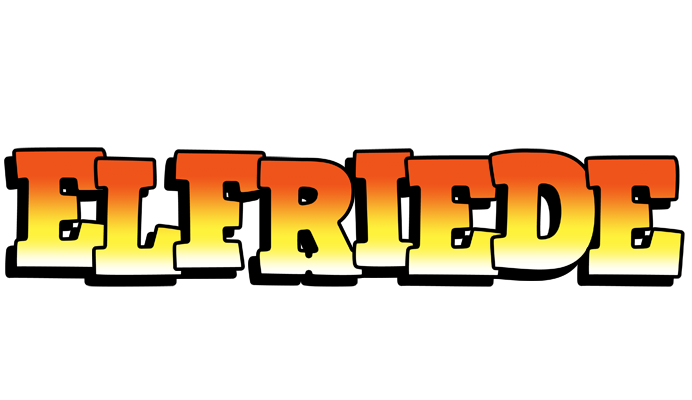 Elfriede sunset logo