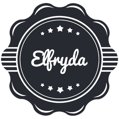 Elfryda badge logo