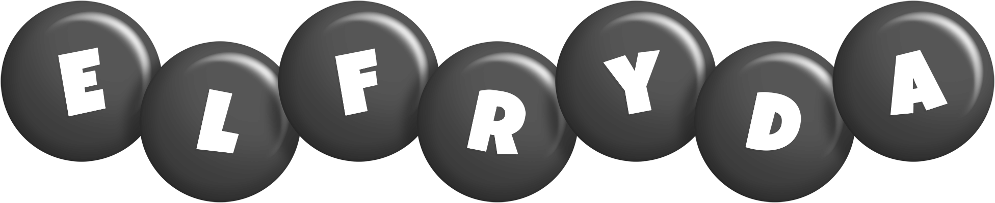 Elfryda candy-black logo
