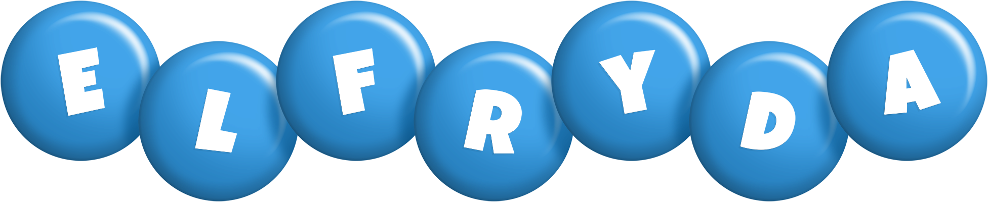 Elfryda candy-blue logo