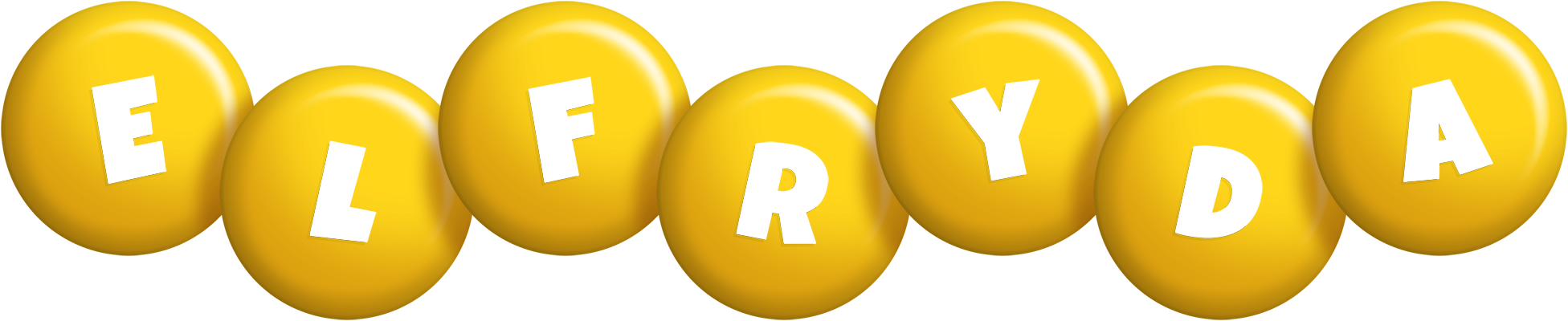Elfryda candy-yellow logo