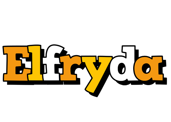 Elfryda cartoon logo