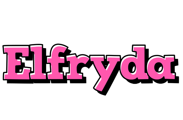 Elfryda girlish logo