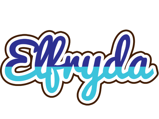 Elfryda raining logo
