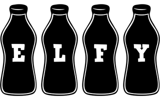 Elfy bottle logo