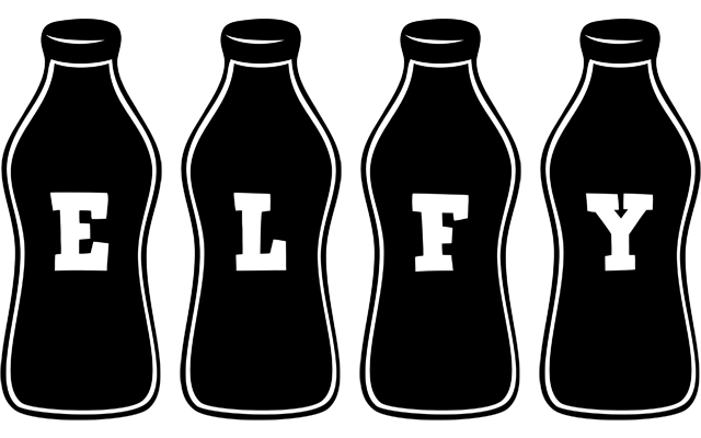 Elfy bottle logo
