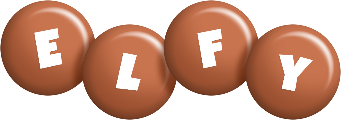 Elfy candy-brown logo