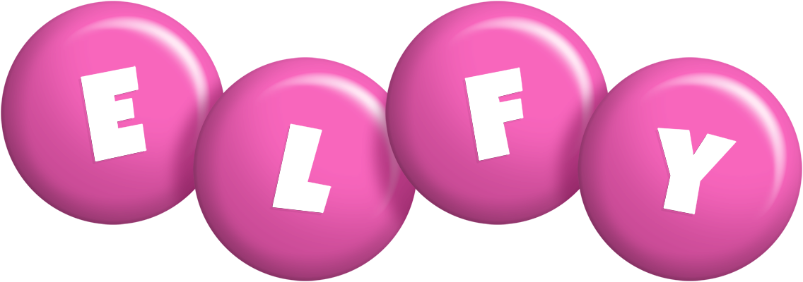 Elfy candy-pink logo