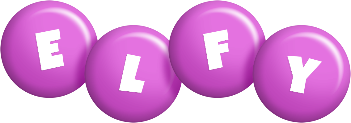 Elfy candy-purple logo