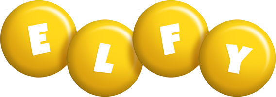 Elfy candy-yellow logo