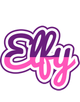 Elfy cheerful logo