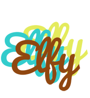 Elfy cupcake logo