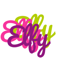 Elfy flowers logo